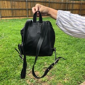 Coach Leather Backpack